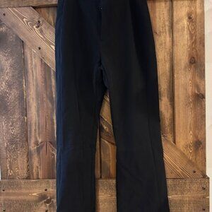 Bonger Ski Snow Pants Womens Black Boot Cut Zippered Legs Sz 12
